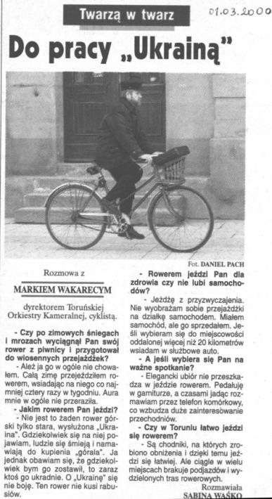 Twarzą w twarz. Do pracy "Ukrainą". 2000.03.01