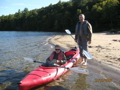Nad jeziorem Filipa w Quebec