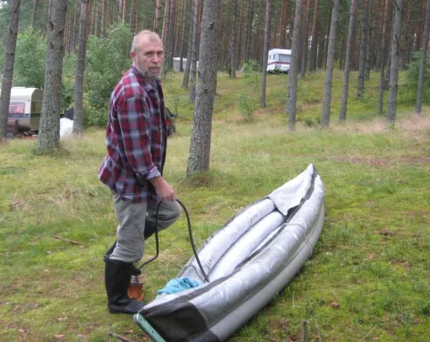 Przygotowanie do spływu