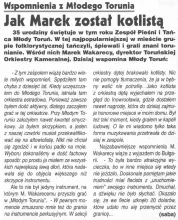 Jak Marek został kotlistą. 1999